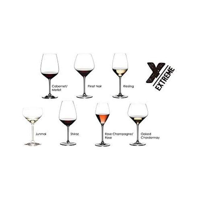 Riedel Extreme Shiraz Glass, Set of 2, Clear