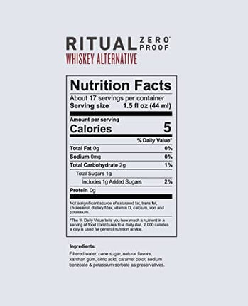 RITUAL ZERO PROOF Tequila, Whiskey, Gin & Rum Alternatives | Award-Winning Non-Alcoholic Spirits | 25.4 Fl Oz (750ml) Each | Low & No Calorie | Keto, Paleo & Low Carb Diet Friendly | Alcohol Free