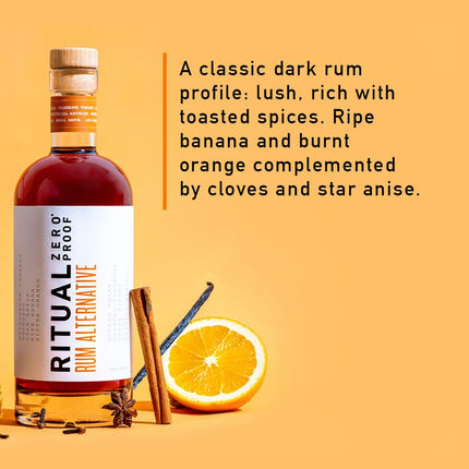 Ritual Zero-Proof Whiskey & Rum Alternatives | Award-Winning Non-Alcoholic Spirits | 25.4 Fl Oz (750ml) Each | Only 10 Calories | Keto, Paleo & Low Carb Diet Friendly | Alcohol Free Cocktails