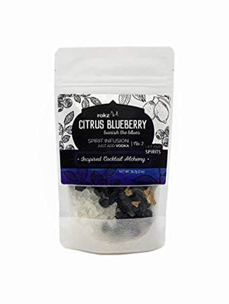 Rokz Citrus Blueberry Spirit Infusion Blend for Cocktails
