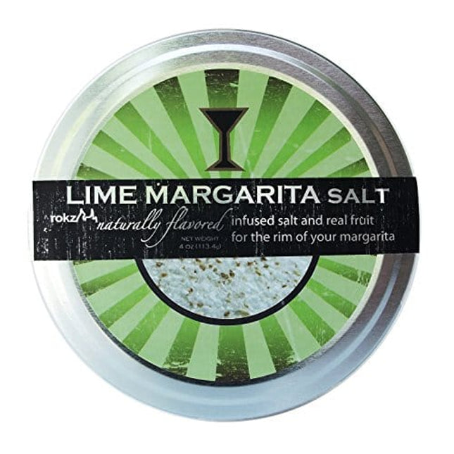 Rokz Lime Margarita Salt Rimmerz, 4oz (Pack of 1)
