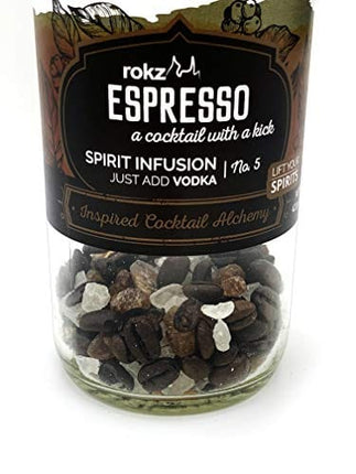 rokz Spirit Infusion Bottle for cocktails - Espresso