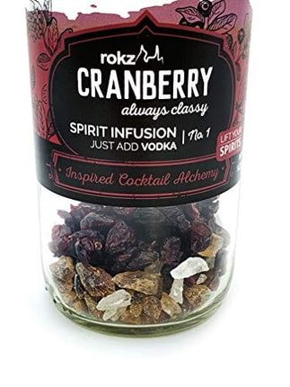 rokz Spirit Infusion Kit for cocktails - Cranberry