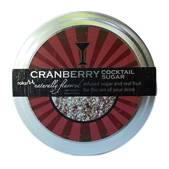 rozk Cranberry Cocktail Sugar Rimmerz, 4 ounce