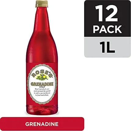 Rose's Grenadine, 1 L bottles (Pack of 12)