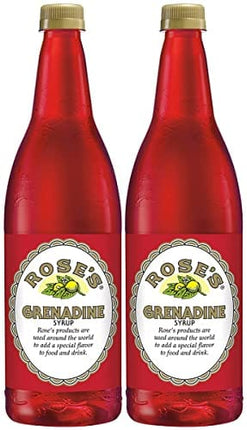Rose's Grenadine, 1 Liter (2-Pack)