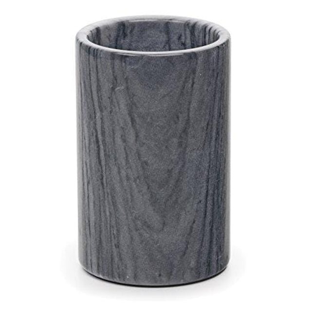 RSVP International GRY-6 Grey Marble Cooler, 4.5" x 7" | Use with Champagne, Wine, Beer, Kitchen Tools & More | Keeps Drinks Cold in Elegance, One Size