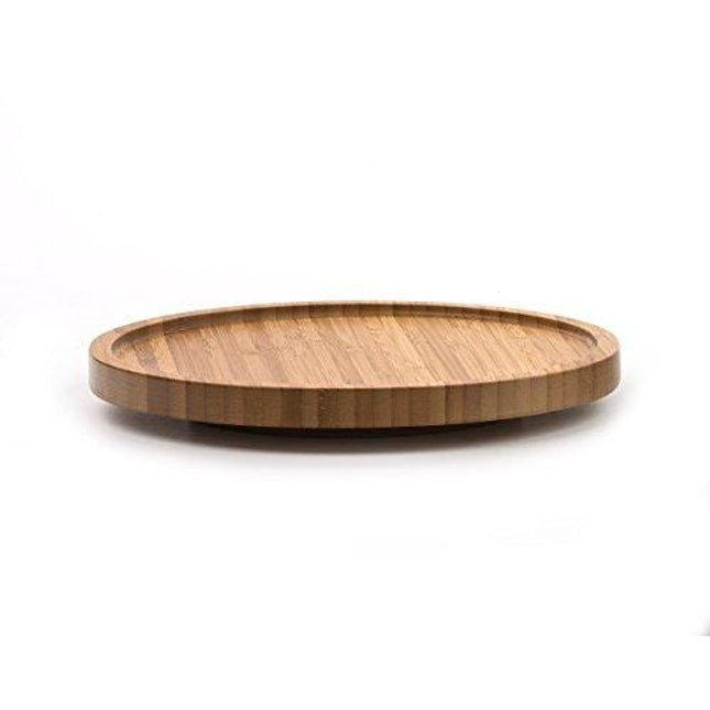 RSVP International Tool Crock Turntable Lazy Susan, Bamboo, 8.25" | Handy in Cabinets or on Counters | Rotating Base with Sturdy Lip | Organize Spices & Small Bottles