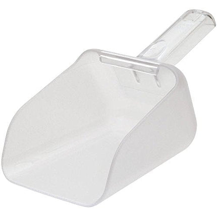 Rubbermaid 9F75 32 oz Capacity, 10.8" Length x 4.8" Width x 4.7" Height, Clear Color, Polycarbonate Bouncer Contour Scoop