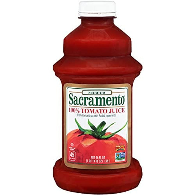 Sacramento Tomato Juice, 46 oz Plastic Bottle