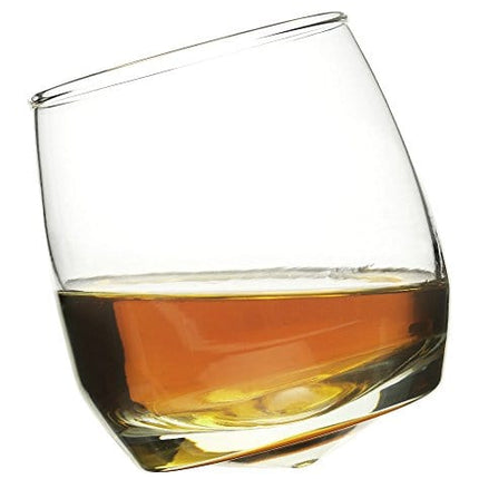 Sagaform Rocking Whiskey Tumbler Glasses, 6 3/4-Ounces, Set of 6