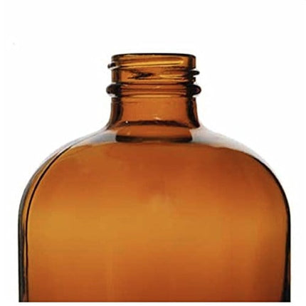 2 Pack ~ 32oz Amber Glass Growlers with Polycone Lids for a Tight Seal - Perfect for Secondary Fermentation, Storing Kombucha, Homemade Cleaning Products, Traveling or a One Liter Glass Beer Growler