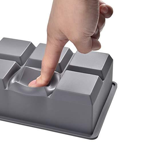 Samuelworld Large Silicone Premium Ice Trays, 2-Pack Combo, 2 Inches Big Ice  Cube Tray 