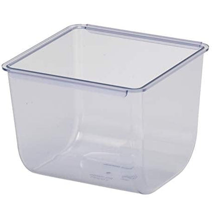 san jamar BD104 2qt Dome and Mini Dome Deep Tray (Pack of 6)