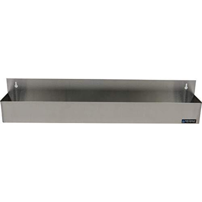 San Jamar B5532 Stainless Steel Single Rail Speed Rack Bottle Holder, 31-1/8" Width x 6" Height x 4-1/8" Depth