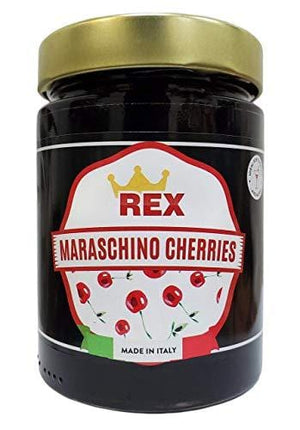 REX Gourmet Cocktail Italian Maraschino Cherries, 14.1 Ounce