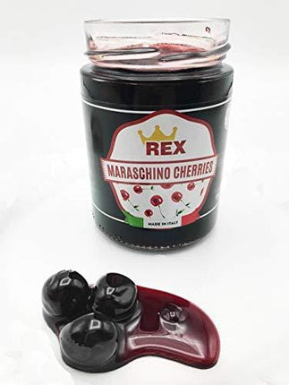 REX Gourmet Cocktail Italian Maraschino Cherries, 14.1 Ounce