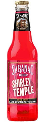 Saranac - Shirley Temple - World Famous Hand-crafted Soft Drinks - 12 oz (6 Glass Bottles)