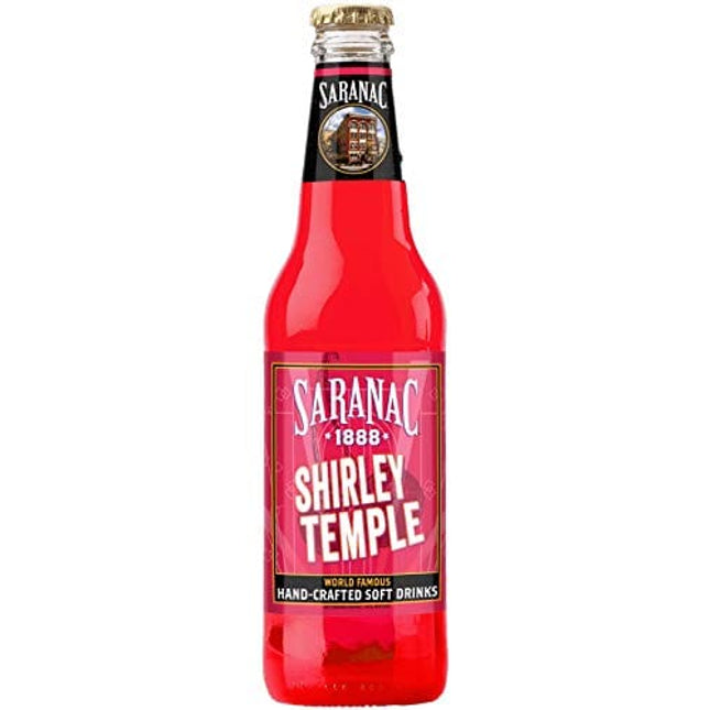Saranac - Shirley Temple - World Famous Hand-crafted Soft Drinks - 12 oz (6 Glass Bottles)