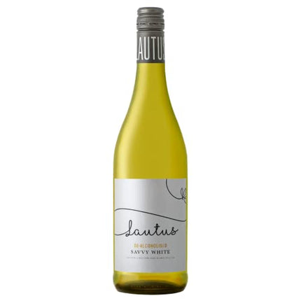 Lautus Sauvignon Blanc Non-Alcoholic Wine, Made From Cool Climate Sauvingon Blanc Grapes, 750 ml (25.4 oz)