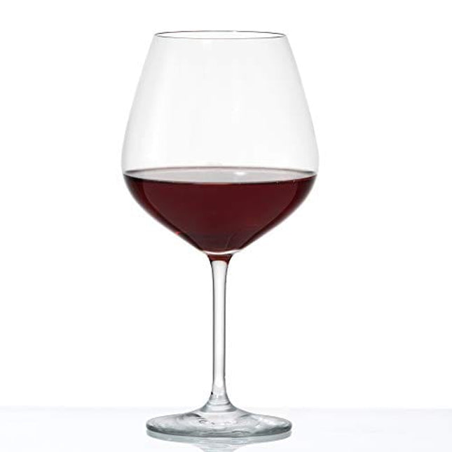 Schott Zwiesel Tritan Crystal Glass Forte Stemware Collection Claret Burgundy Red Wine Glass, 25-Ounce, Set of 6