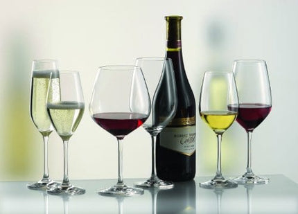 Schott Zwiesel Tritan Crystal Glass Forte Stemware Collection Claret Burgundy Red Wine Glass, 25-Ounce, Set of 6