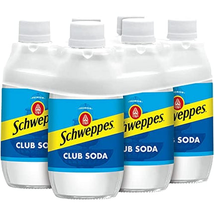 Schweppes Club Soda, 10 Fl Oz (pack of 6)
