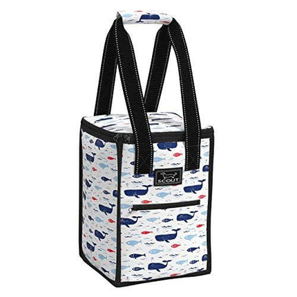 SCOUT Pleasure Chest Soft Cooler, 4 Bottle Wine Cooler Bag, Water Resistant Insulated Soft Cooler Tote with Zipper Closure (Multiple Patterns Available)