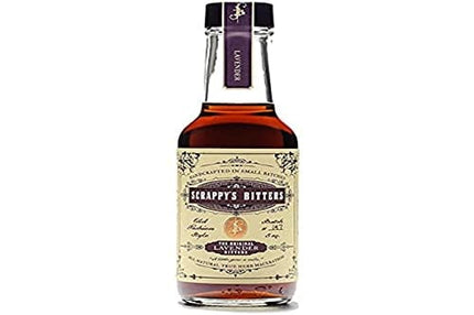 Scrappy's Bitters - Lavender, 5 oz - Organic Ingredients, Finest Herbs & Zests, No Extracts, Artificial Flavors, Chemicals or Dyes. Made in the USA!