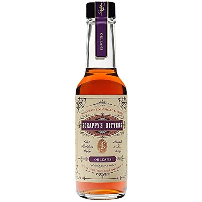Scrappy's Bitters - Orleans, 5 oz - Organic Ingredients, Finest Herbs & Zests, No Extracts, Artificial Flavors, Chemicals or Dyes. Made in the USA!