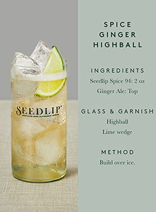 Seedlip Garden 108 & Spice 94 Bundle - Non-alcoholic Spirits | Herbal & Aromatic | Calorie Free, Sugar Free | Non-alcoholic Cocktails | 23.7fl oz (700ml) Each