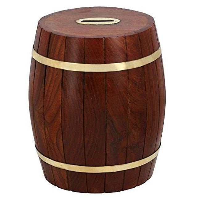 Safe Money Box Savings Banks Wood Carving Handmade By Artisan by ShalinIndia