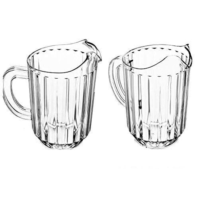 Simpli-Magic 79239 Polycarbonate Beverage Pitcher, 64-Ounce, Clear, 2 Pack