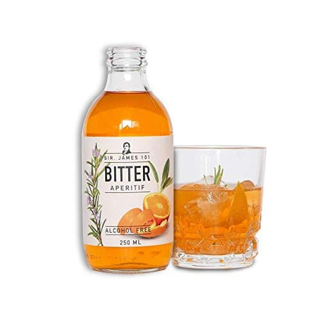 Sir. James 101 Bitter Aperitif Spritz | Alcohol-Free Beverage (12-Pack)