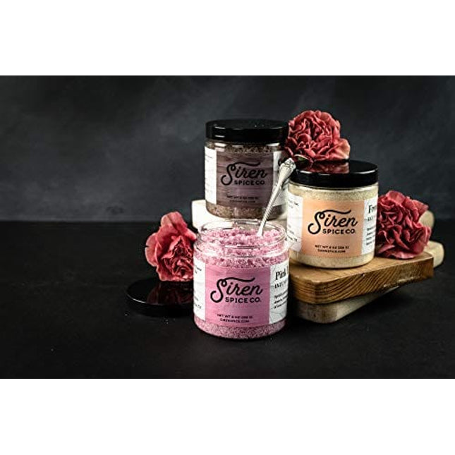 Siren Spice Pink Lemonade Flavored Infused Cane Sugar - Perfect for Baking, Cooking, Cocktails, Decorating, Sprinklings, Drinks & Desserts - USA Made in Small Batches - 8 Ounces