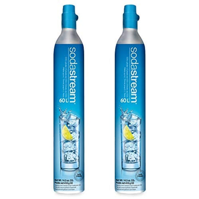 SodaStream 60 L Co2 Exchange Carbonator, 14.5 Oz, Set of 2, Plus $15 Amazon.com Gift Card with Exchange