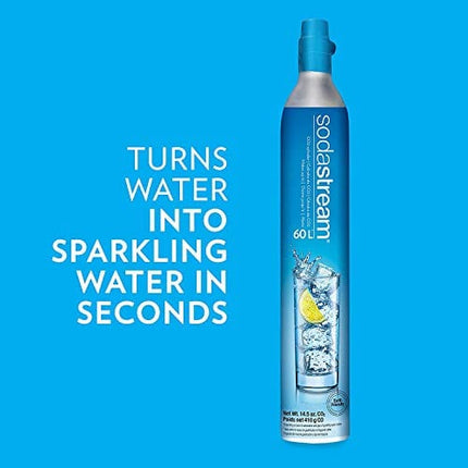 SodaStream 60 L Co2 Exchange Carbonator, 14.5 Oz, Set of 2, Plus $15 Amazon.com Gift Card with Exchange