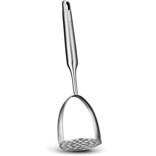 Potato Masher Cooking Utensil - Will Last Your Kitchen a Lifetime, Guaranteed - Meticulous Craftsmanship, Sleek Modern Design, Exceptional Quality.