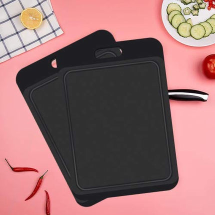 Kitchen Cutting Board, 14 Inch x 9.5 Inch, Thick Board, Juice Grooves, Easy Grip Handle, BPA Free, Dishwasher Safe, Non Porous, Professional