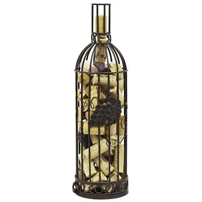 Southern Homewares Cork Corral Wine Bottle Grapevine Design