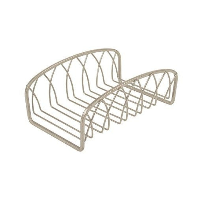 Spectrum Diversified Twist Guest Holder Holds Paper Hand, Modern Décor, Fits Rectangular Disposable Towels for Bathrooms, Small, Satin Nickel