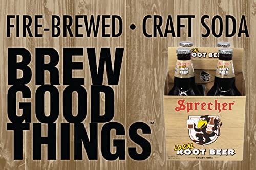 Sprecher Lo-Cal Root Beer, Great tasting, Hand Crafted, Fire-Brewed Go ...