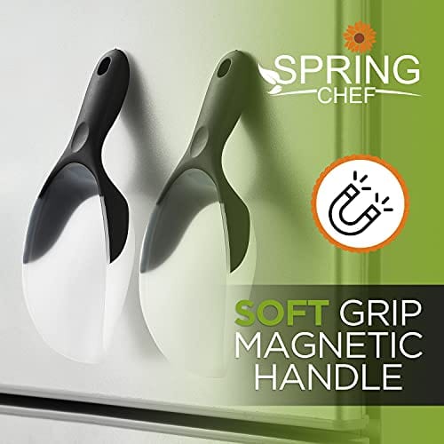 Spring Chef Magnetic Ice Scoop, Contoured Translucent Flexi-Plastic wi –  Advanced Mixology