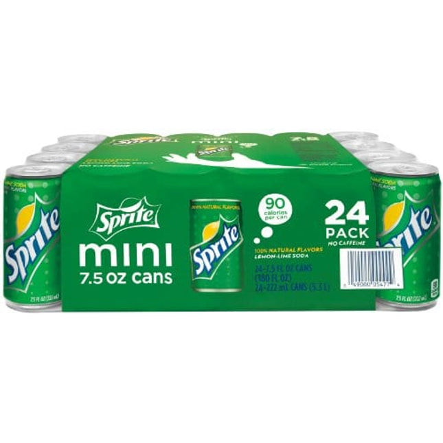 Sprite Mini-Cans, 7.5 fl oz (Pack of 24)