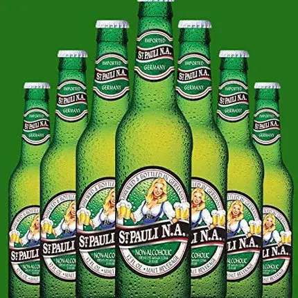 St. Pauli Girl Non-Alcoholic Beer, 12 fl oz (24 Glass Bottles)