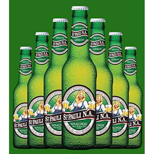 St. Pauli Girl Non-Alcoholic Beer, 12 fl oz (24 Glass Bottles)