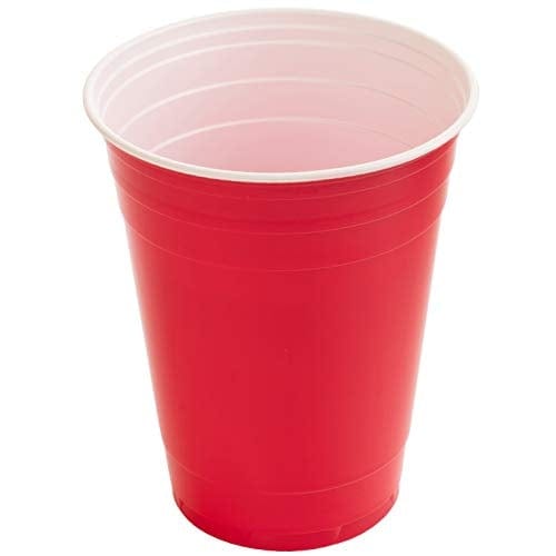 Solo Cup Plastic Cold Party Cups, Red - 50 count, 16 oz each