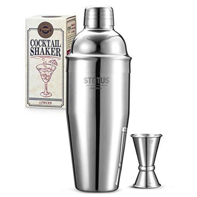 Cocktail Shaker, STNTUS Cocktail Shakers, 25 oz Martini Shaker, Stainless Steel Drink Shaker, Drink Mixer, Martini Shaker and Strainer, Cocktail Shaker Set, Shakers Bartending, Bar Set, 2 Piece