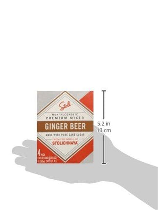 Stoli Ginger Beer Moscow Mule Non-alcoholic Beverage 4pack 250ml