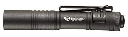 Streamlight 66318 MicroStream Ultra 45 Lumens Compact Tactical Flashlight with AAA Alkaline Battery, Clamshell, Black